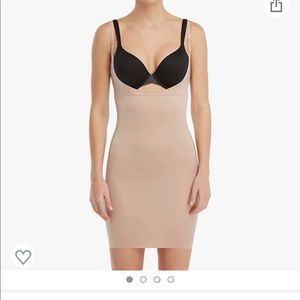 SPANX Shapewear for Women Sculpting, Open Bust Full Slip in nude